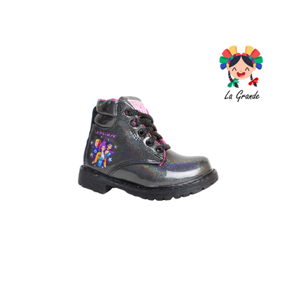 2040 TREK Oxford Glitter Bota Casual para Bebé y Niña