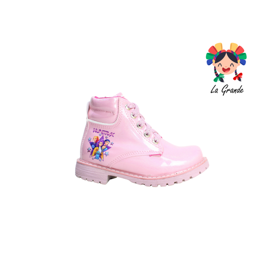 2040 TREK Rosa Glitter Bota Casuales para Niña