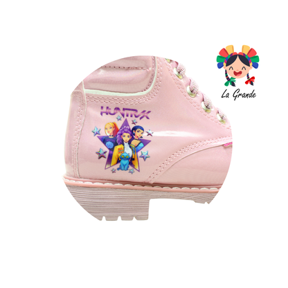 2040 TREK Rosa Glitter Bota Casuales para Niña