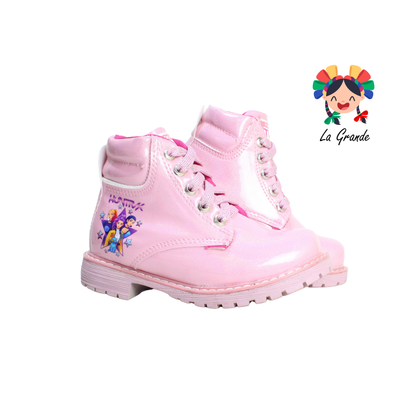2040 TREK Rosa Glitter Bota Casuales para Niña