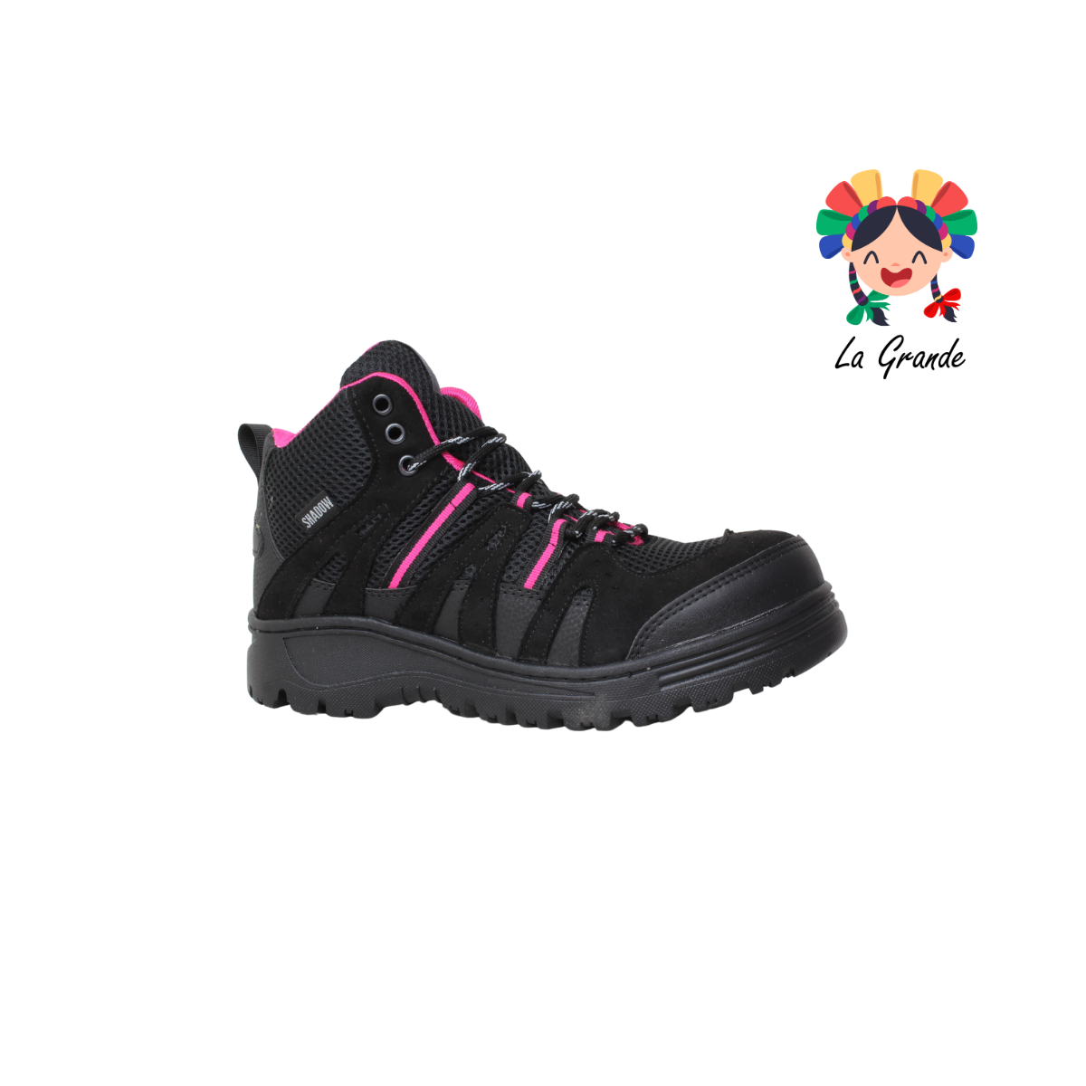 2048 SHADOW Negro Fiusha Textil Bota con Casco Poliamida para Dama