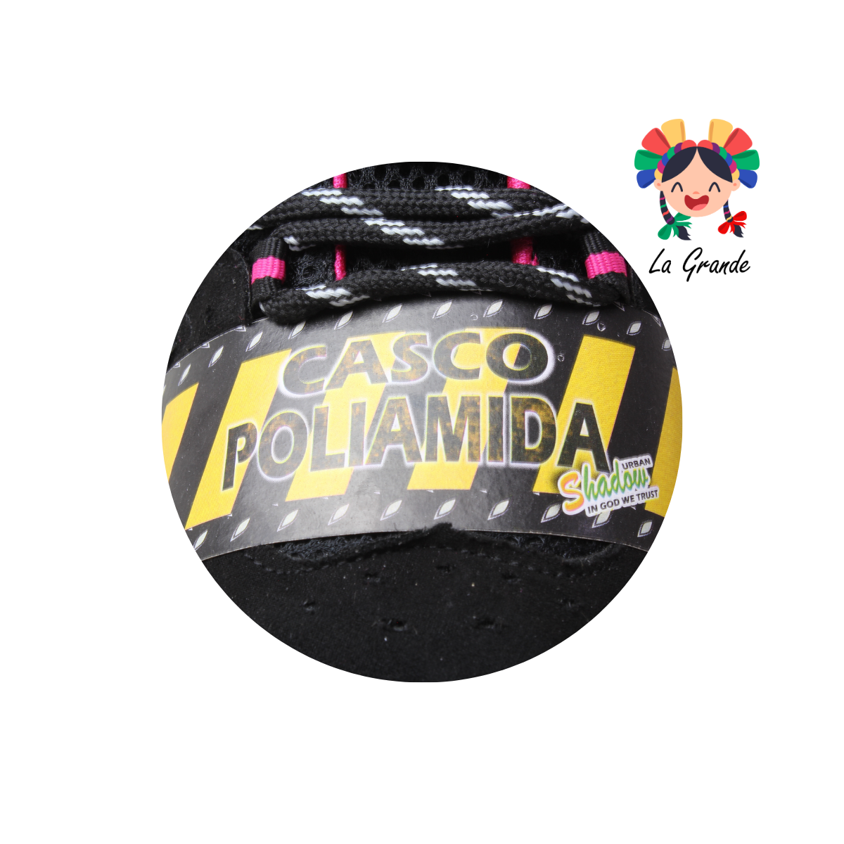 2048 SHADOW Negro Fiusha Textil Bota con Casco Poliamida para Dama