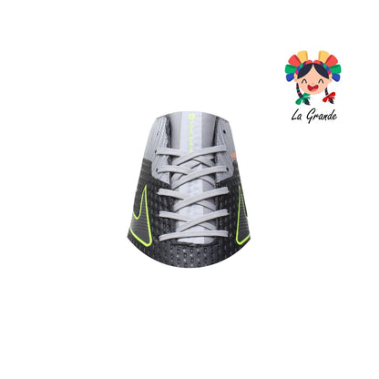 2052T JUNION Negro Plata Oxford Tenis Sint de Fútbol con Tachones para Caballero