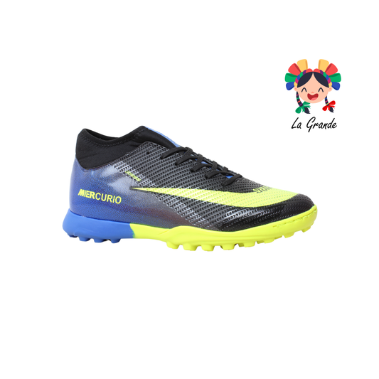 2058M JUNION Ngo Rey Neon Sintético Tenis de Fútbol Rápido para Caballero