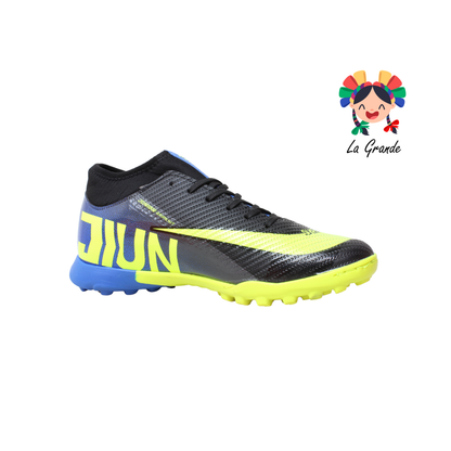 2058M JUNION Ngo Rey Neon Sintético Tenis de Fútbol Rápido para Caballero