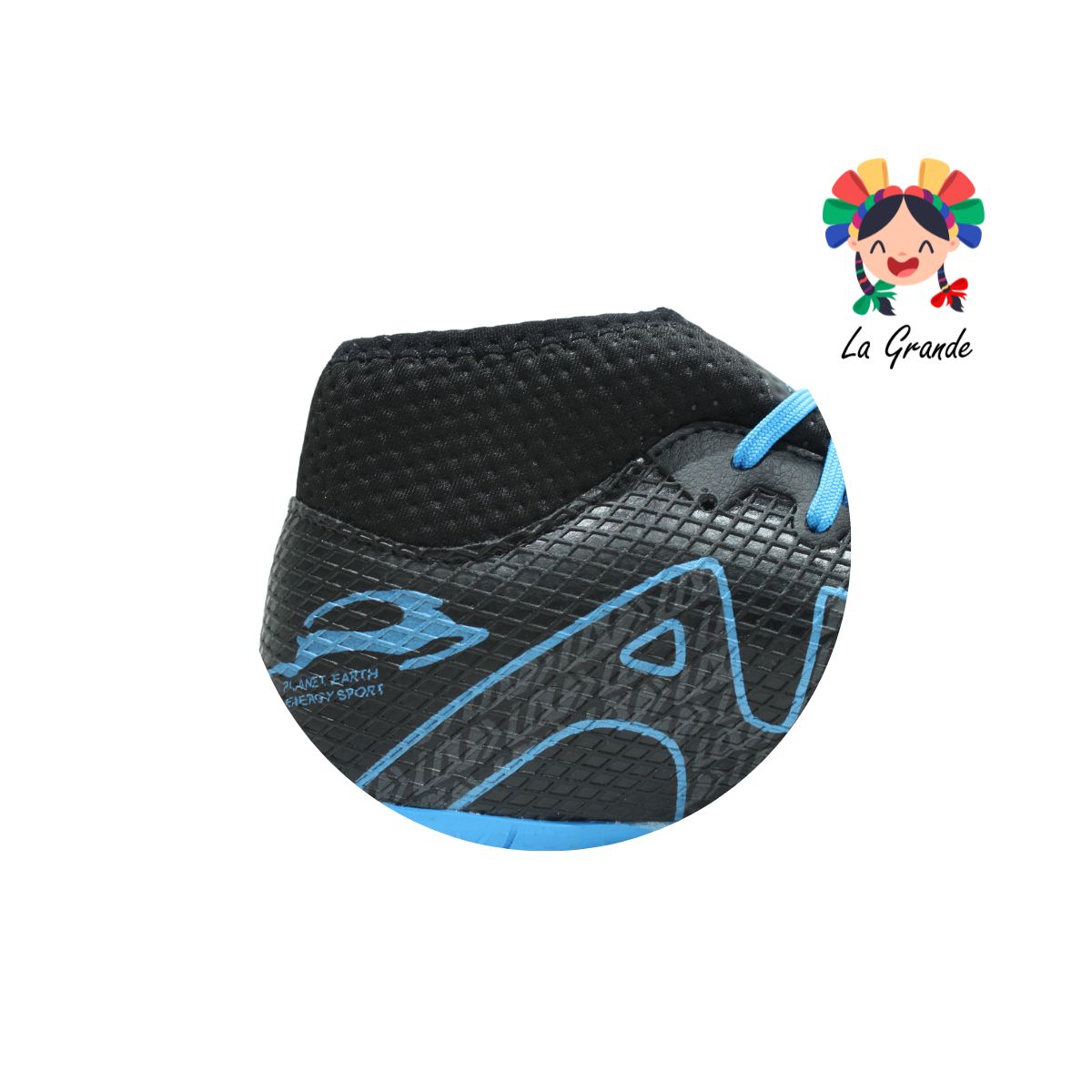 2080M UNION Negro Pastel Tenis de Fútbol Rápido para Joven y Dama