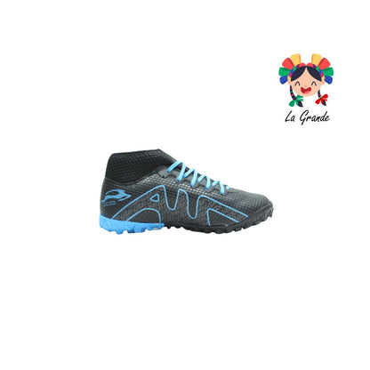2080M UNION Negro Pastel Tenis de Fútbol Rápido para Joven y Dama