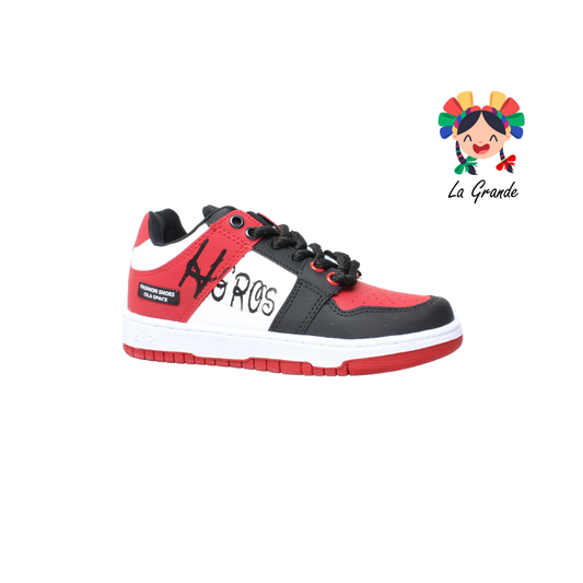 247 H-GROSS Bco Ngo Rojo Tenis Casual para Dama