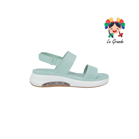 0134 SHOSH Menta Sint Sandalia Casual de Válvula para Dama