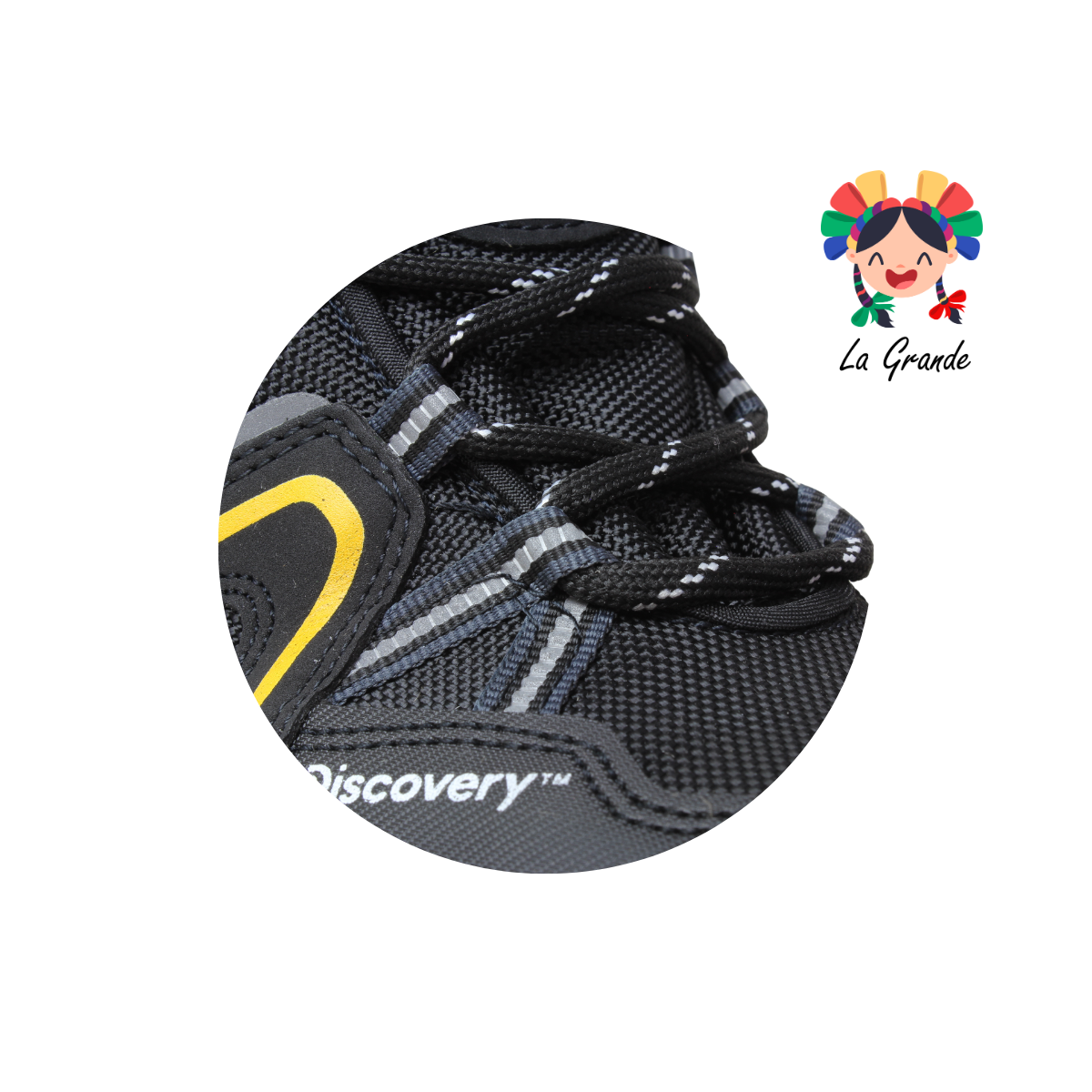 2592 DISCOVERY Negro Amarillo Textil Bota industrial con Casco de Poliamida para Caballero