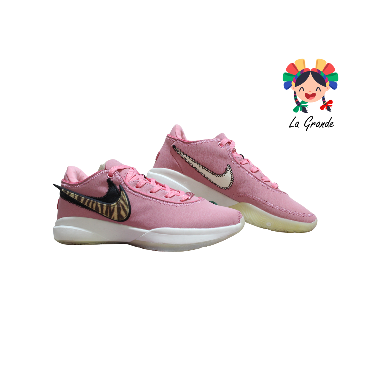 DQ3827 NK Rosa Beige Tenis Importados Original Para Dama