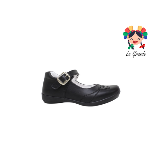 21-463 CLEO Negro Sint Zapato Escolar para Niña y Dama
