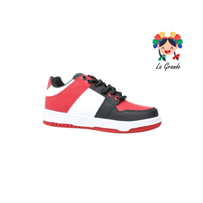 247 H-GROSS Bco Ngo Rojo Tenis Casual para Dama