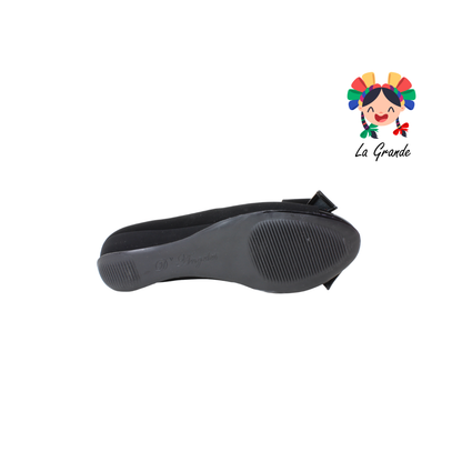 210 D' ANGELES Negro Nobuck Zapato Casual para Dama