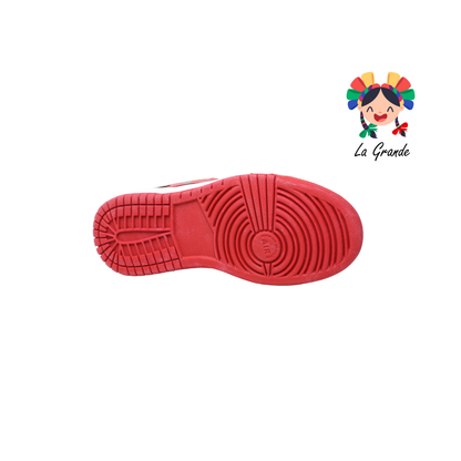 247 H-GROSS Bco Ngo Rojo Tenis Casual para Dama