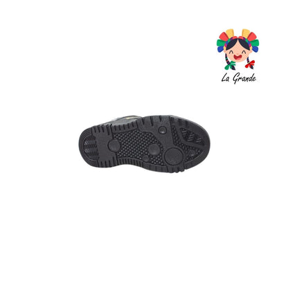 2120 BEBOS Negro Negro Tenis Casual para Niña y Niño