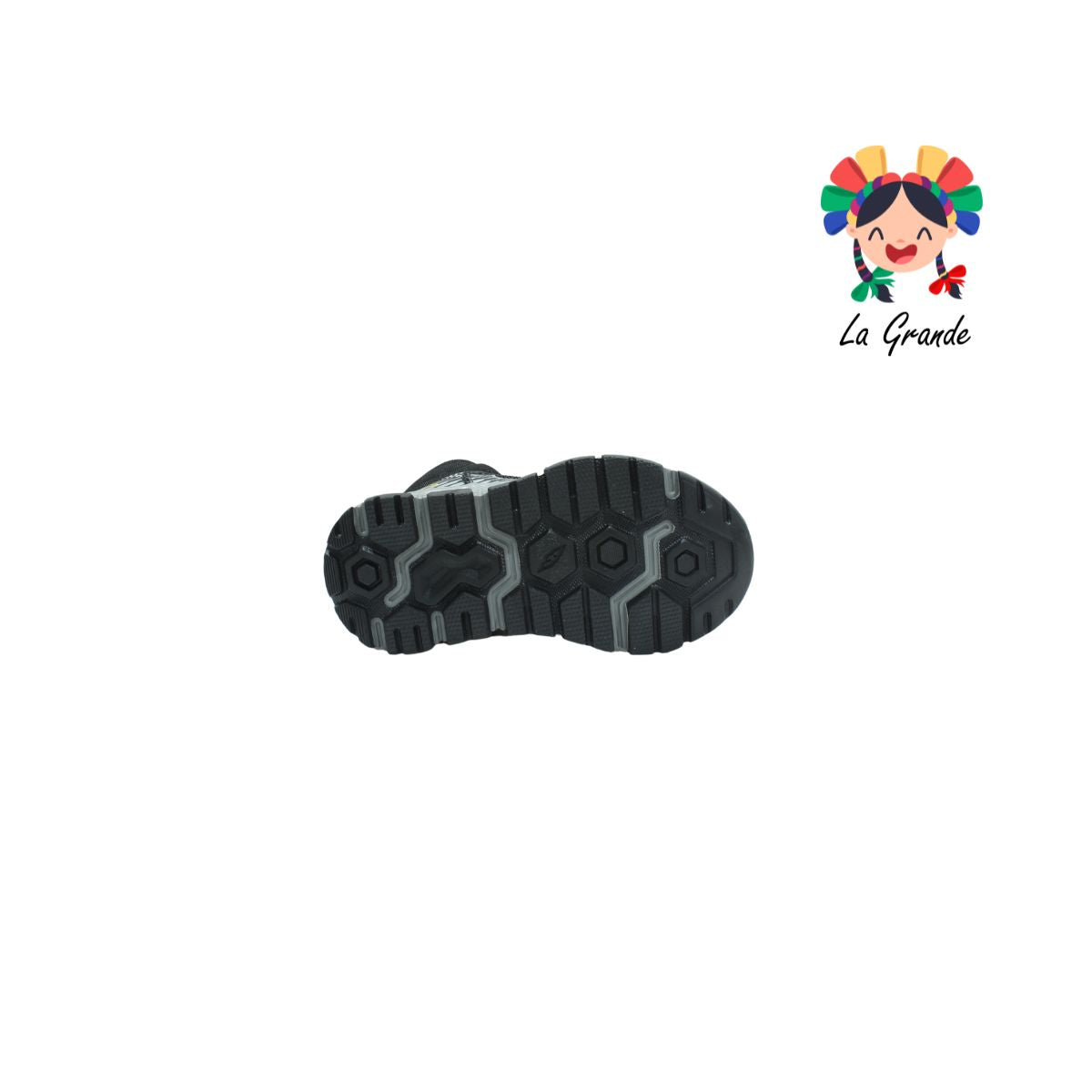 21230 YUYIN Negro Textil Bota de Montaña para Niño