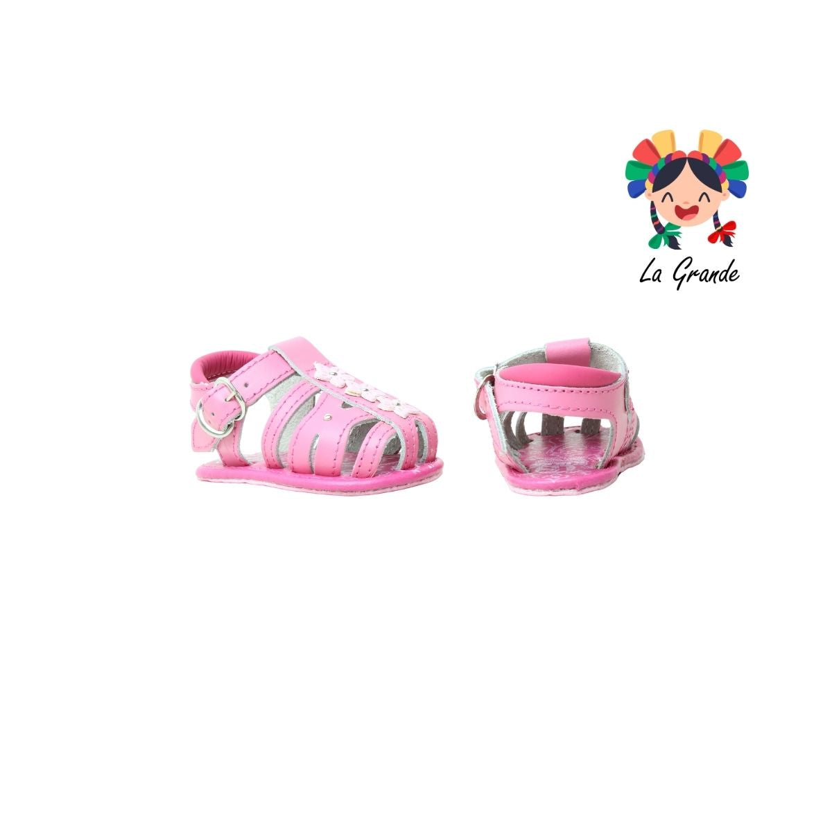 214 KIKES Fiusha Piel Huarache para Bebé