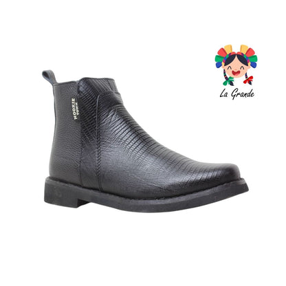 215 NOOKIE TOWN Negro Armadillo Flother Bota Casual para Caballero