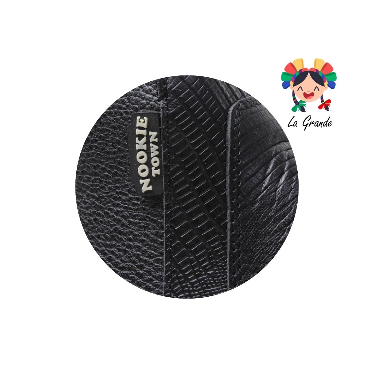 215 NOOKIE TOWN Negro Armadillo Flother Bota Casual para Caballero