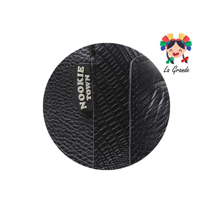 215 NOOKIE TOWN Negro Armadillo Flother Bota Casual para Caballero