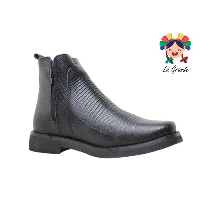 215 NOOKIE TOWN Negro Armadillo Flother Bota Casual para Caballero