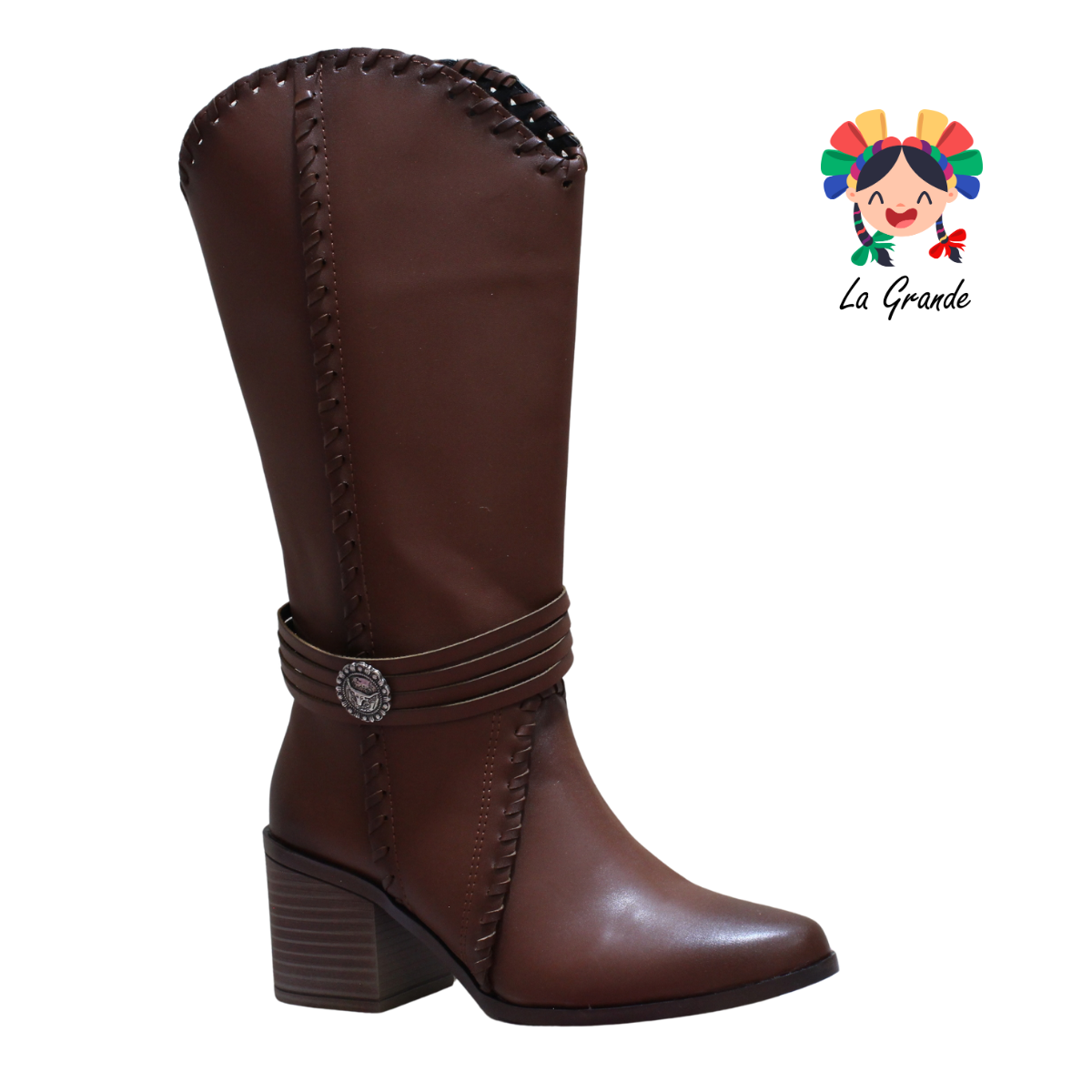 9859 JAI Tan Nairobi Bota Alta para Dama