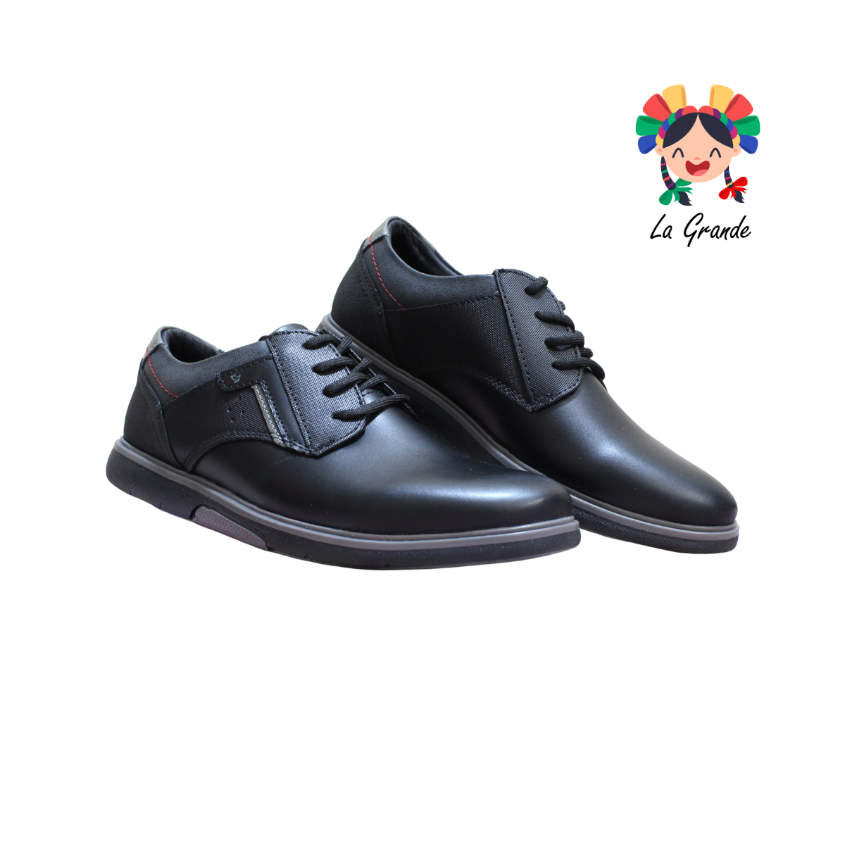 2118 CUSTOM Ngo Gris Atanado Zapato Casual para Caballero