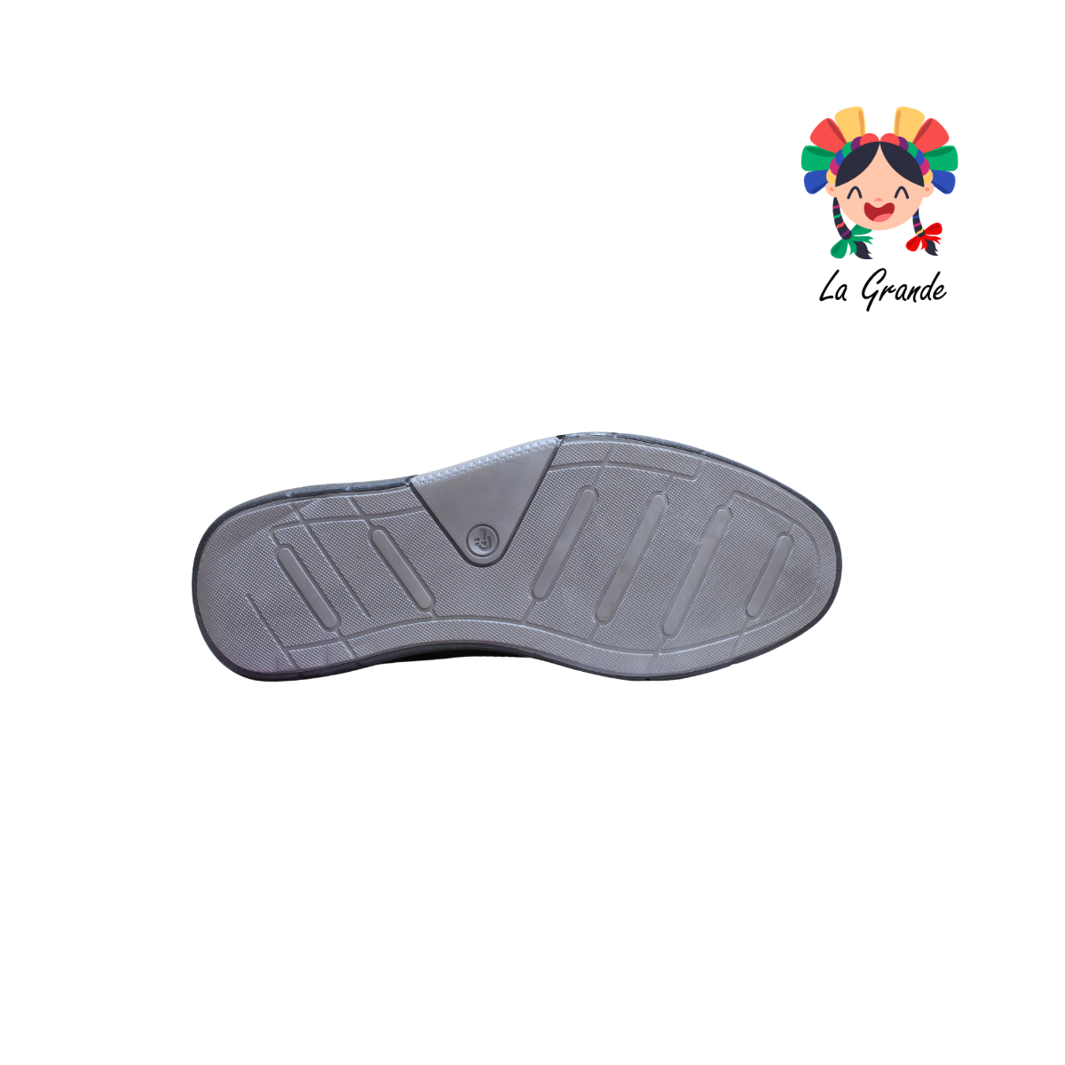 2118 CUSTOM Ngo Gris Atanado Zapato Casual para Caballero