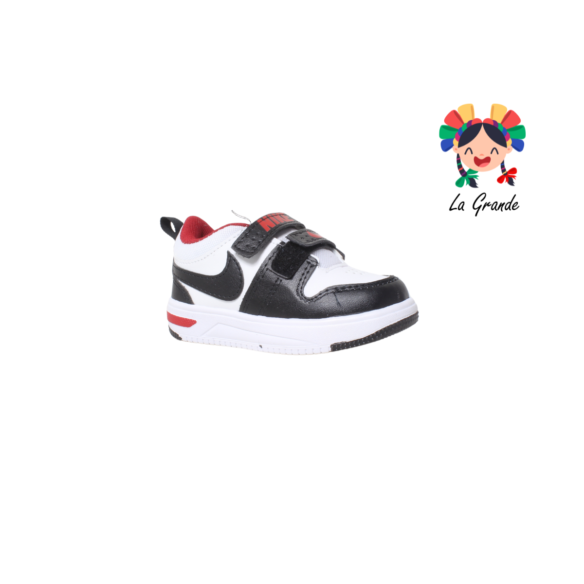 218 R-KIDS Bco Ngo Rojo Sint Tenis Casual para Niña y Niño