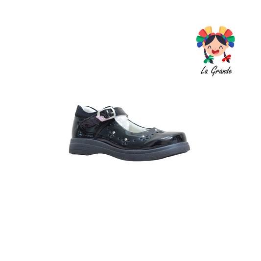2730 MIA Negro Charol Zapato Escolar para Niña