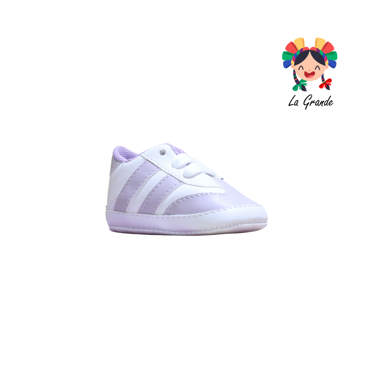 700 PEKE KIDS Blanco Lila Sintético Tenis Casual para Bebé