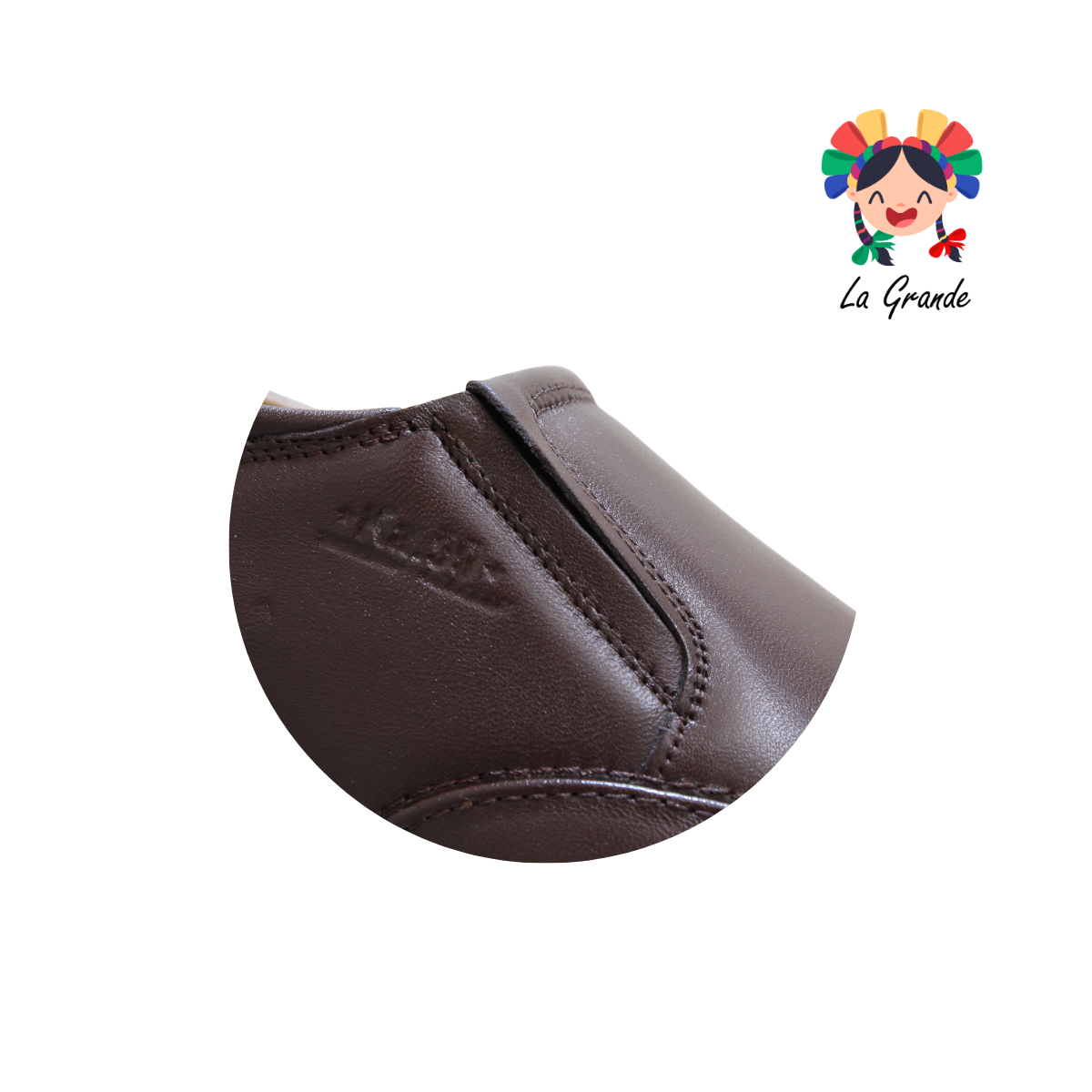 1087 KA99 Cafe Borrego Piel Zapato Confort para Caballero