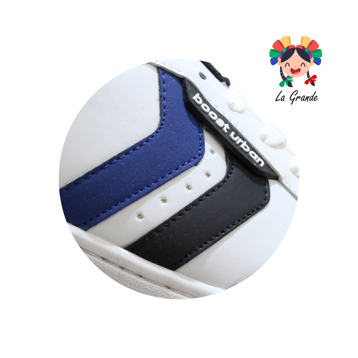 338 BOOST Bco Ngo Rey Napa Tenis Casual para Caballero
