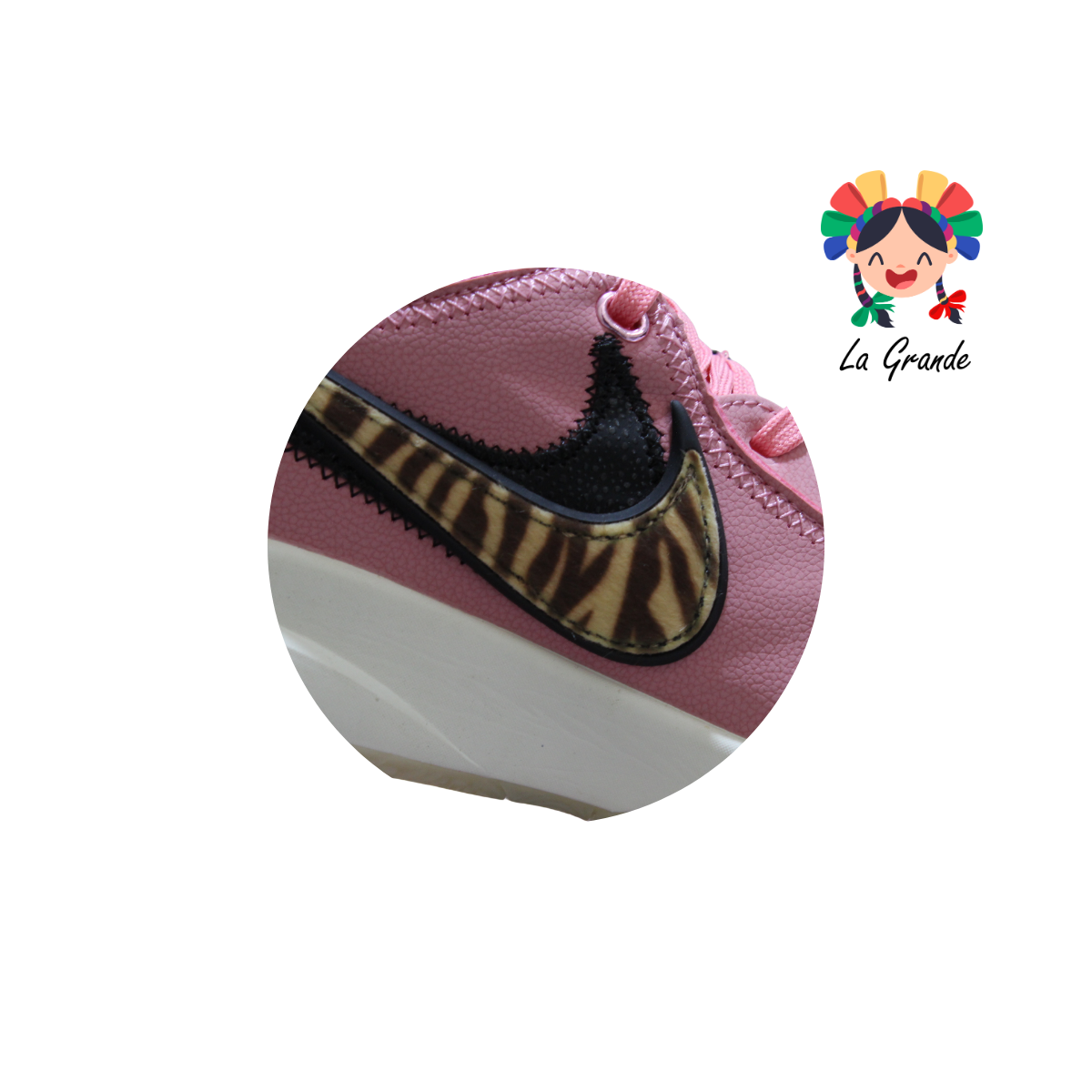 DQ3827 NK Rosa Beige Tenis Importados Original Para Dama