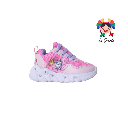 22023 BLU ROJO ARANDANO Rosa Lila Sint Tenis Casual con Luz Led para Bebé