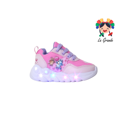 22023 BLU ROJO ARANDANO Rosa Lila Sint Tenis Casual con Luz Led para Bebé