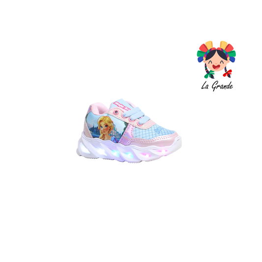 22024 PRINC ROJO ARANDANO  Cielo Cielo Sintético Tenis Casual con Luces para Bebé