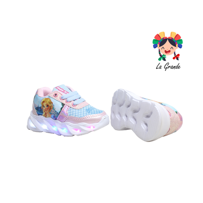 22024 PRINC ROJO ARANDANO  Cielo Cielo Sintético Tenis Casual con Luces para Bebé