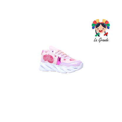 22024 ROJO ARANDANO Intensam Rosa Fiusha Sint Tenis con Luces para Niña