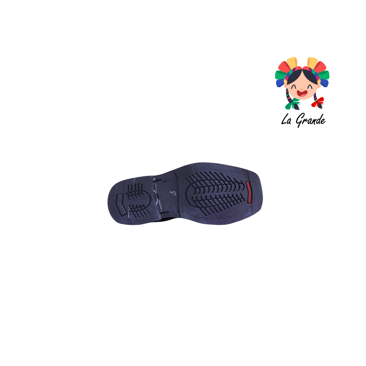 220 ARRIVEÑO Negro Rojo Bota Vaquera para Niña