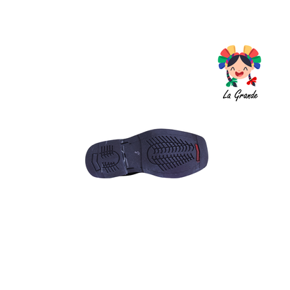 220 ARRIVEÑO Negro Rojo Bota Vaquera para Niña
