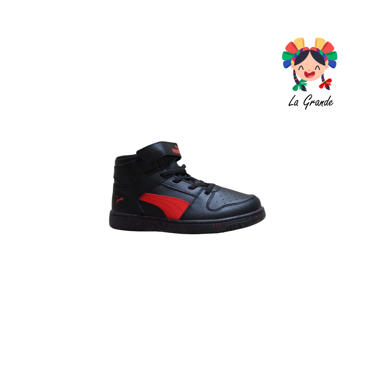ELEVATED PM Negro Rojo Sintético Tenis Importado Original para Niño y Niña