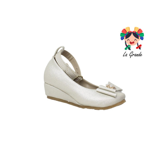 221 ALE REYNA Salma Oro Sint Zapatilla Casual para Niña