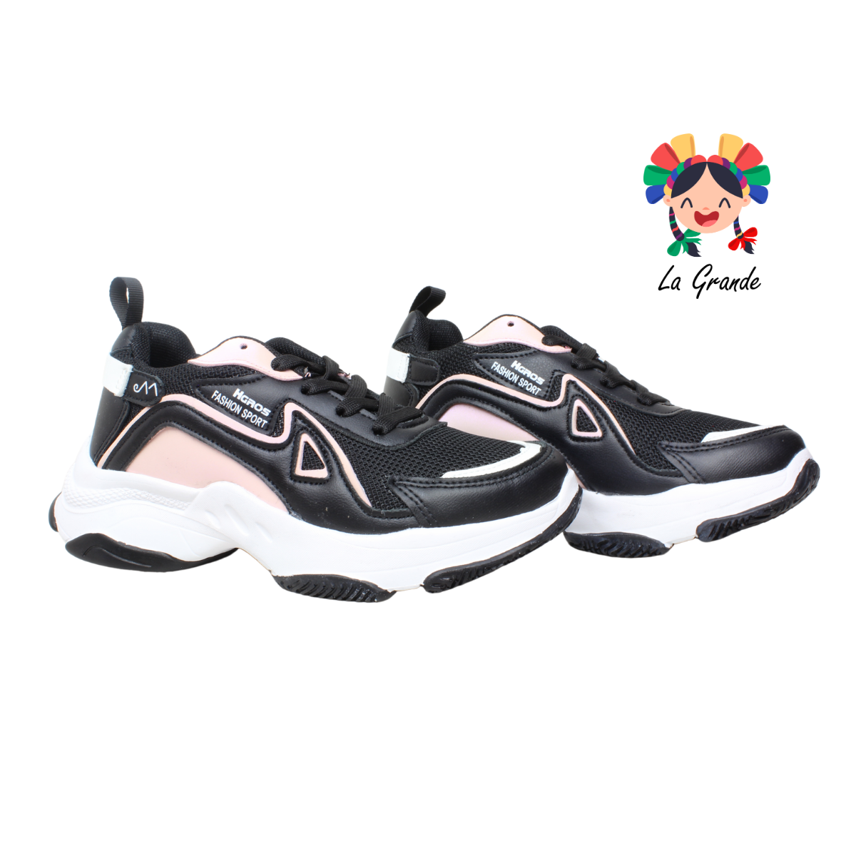 301 H-GROSS Ngo Rosa Ivory Tenis Deportivo para Dama