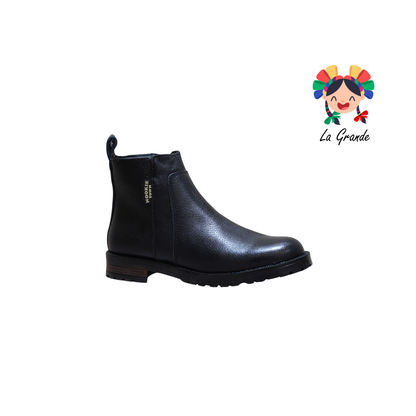 722 NOOKIE TOWN Negro Flother Piel Bota tipo Vaquera para Caballero