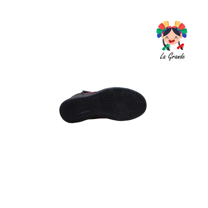 ELEVATED PM Negro Rojo Sintético Tenis Importado Original para Niño y Niña