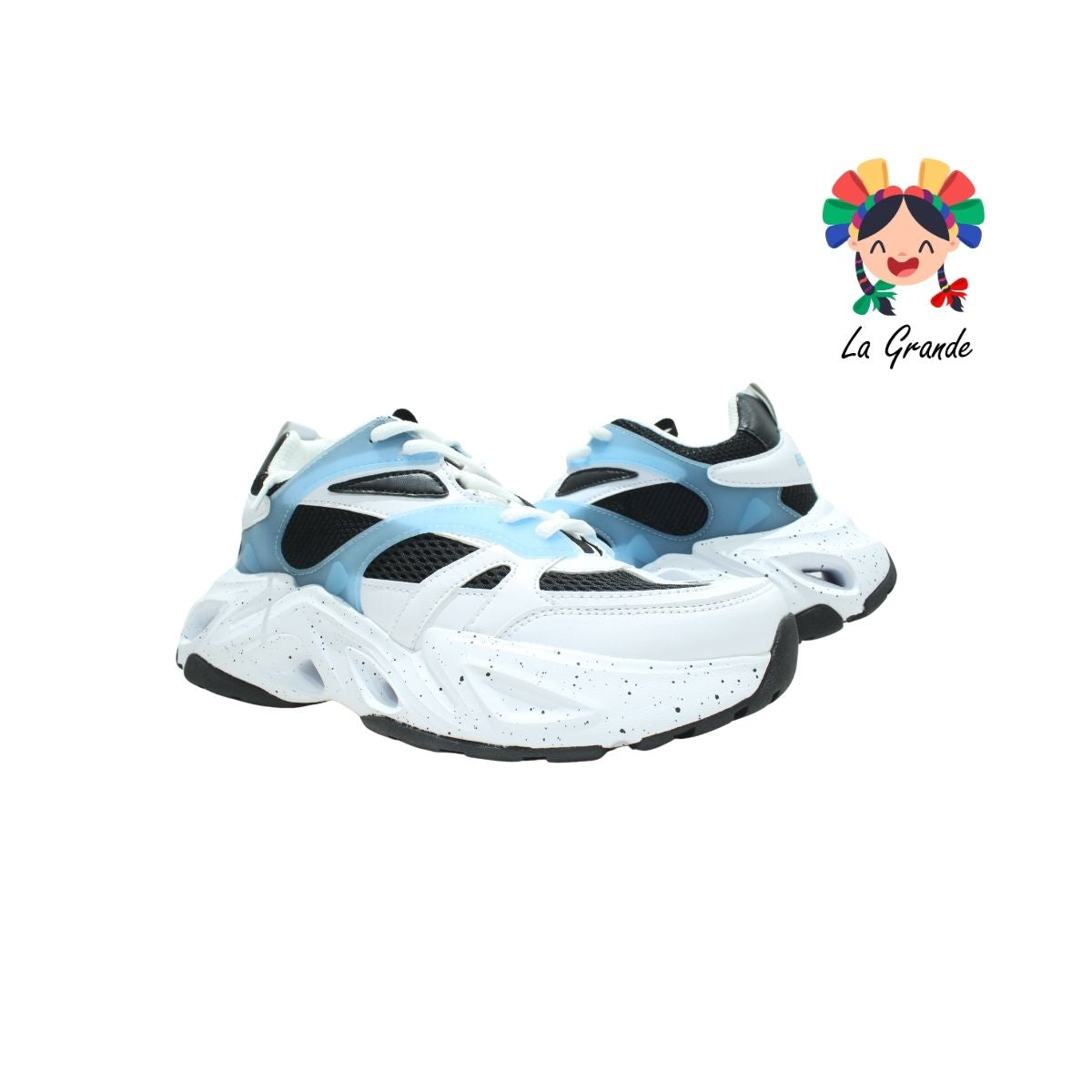 2236 BELINDA PEREGRIN blanco negro tenis deportivo para dama