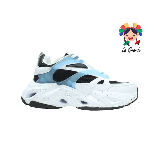 2236 BELINDA PEREGRIN blanco negro tenis deportivo para dama