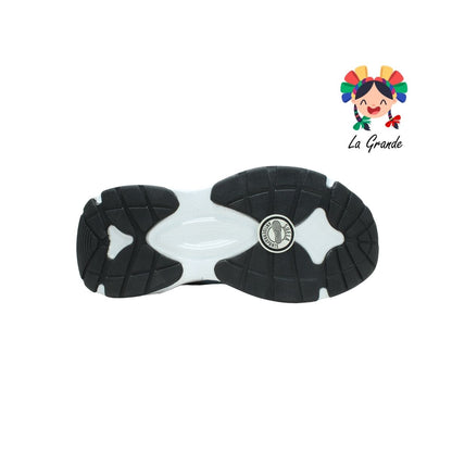 2236 BELINDA PEREGRIN blanco negro tenis deportivo para dama